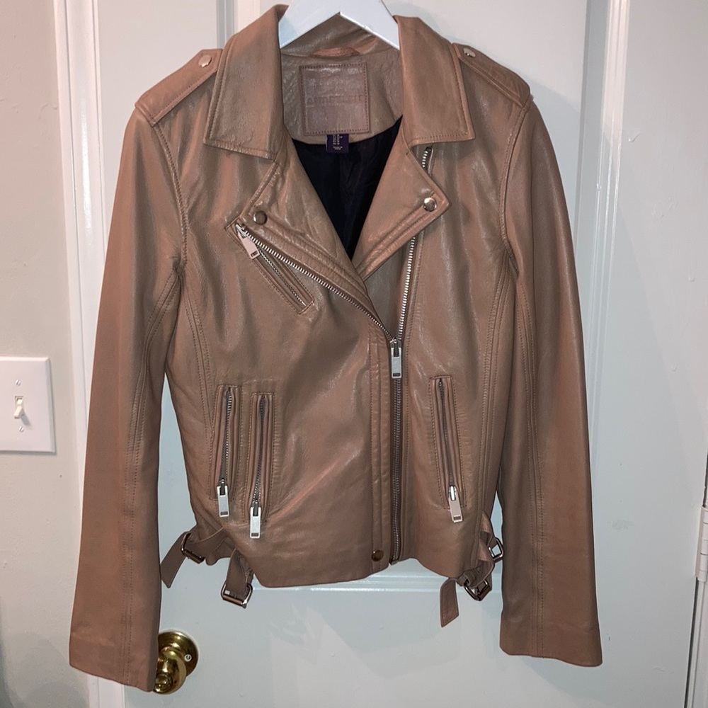 Leather Moto Jacket